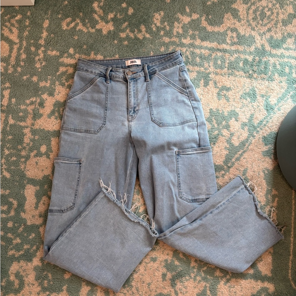 JBD utility straight leg jeans